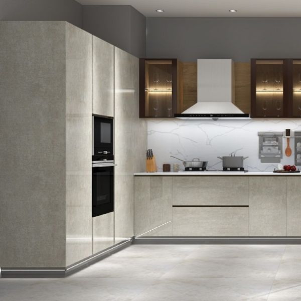 Buy Sleek Supplier Gloss Lacquer Kitchen Cabinet with Practical Accessories at wholesale prices