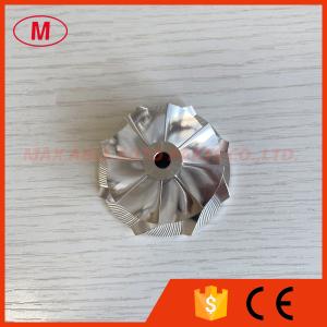 Quality GT15-25 39.00/49.00mm 8+0 blades reverse high performance turbocharger milling/aluminum 2618/billet compressor wheel for sale