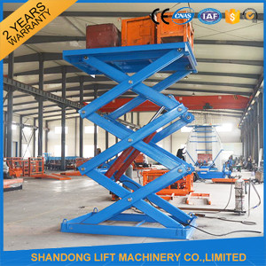 3T 5M Stationary Hydraulic Scissor Lift