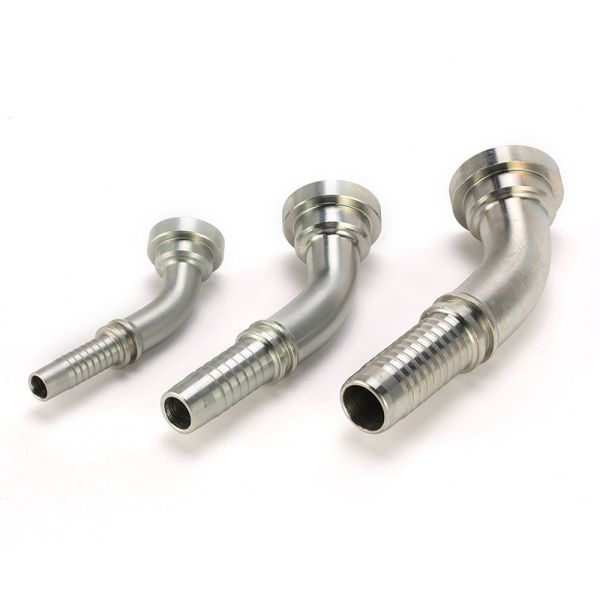 Metal Connector Hydraulic Fittings for Customized Carbon Steel Flange Hose Pipe