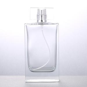 30ML50ML100ML Rectangular Perfume Bottle Cosmetics Bottle Screw Mouth Transparen