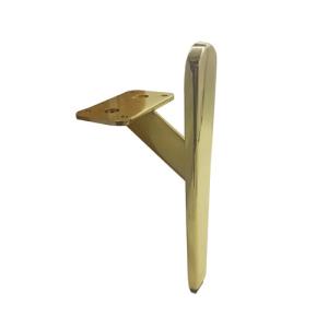 Factory Supply 6inch Iron Cast Wooden Color Black Golden Metal Furniture Sofa