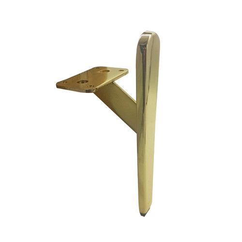 Factory Supply 6inch Iron Cast Wooden Color Black Golden Metal Furniture Sofa