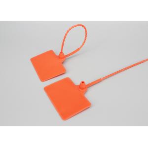 China DEMOELE 230mm length Colorful strip seal PP material Medium Duty Pull Tight Security Seal with Barcode on sale