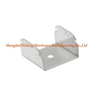 Galvanized Steel Metal Stamping Parts , Zinc Plating Steel Spring Clips