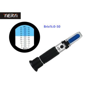 Quality Handheld Digital Refractometer Beer Optical Fruit With 0-50% Brix for sale