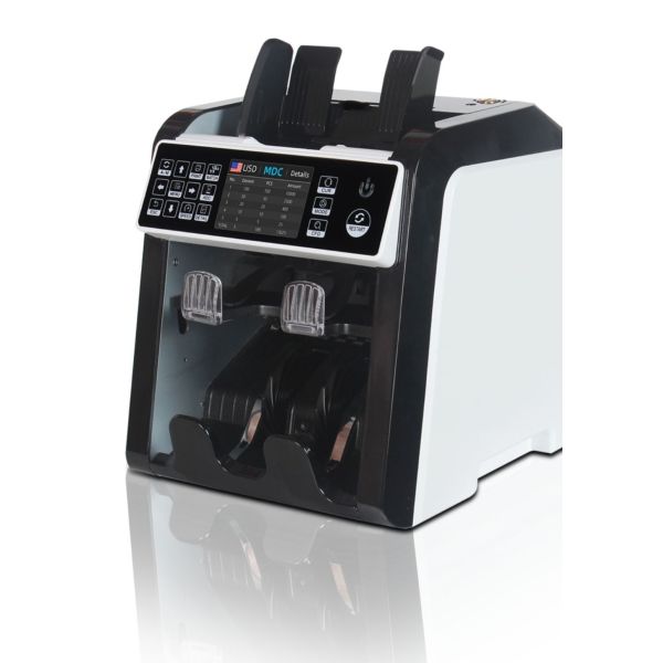 TWO pockets Multi currency mix counting and sorting machine Bill Counter professional bill sorting machine