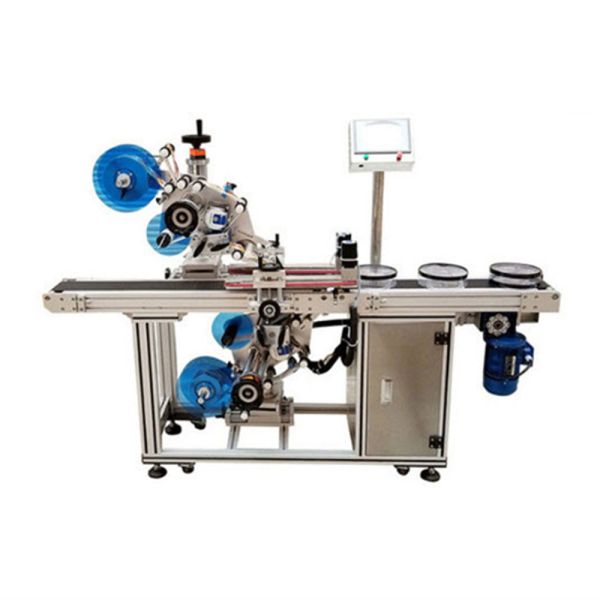 Sticker Automatic Top And Bottom Labeling Machine Automatic Bottle Labeling
