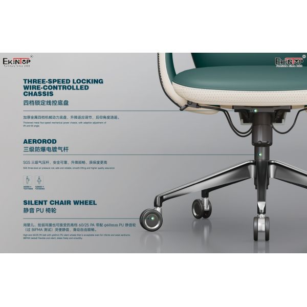 office furniture factory High Quality Modern Leather Ergonomic Swivel Executive Office Chair Leather Club Chairs