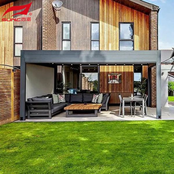 Buy Smart Pergola Aluminium Waterproof Windproof Controllable at wholesale prices