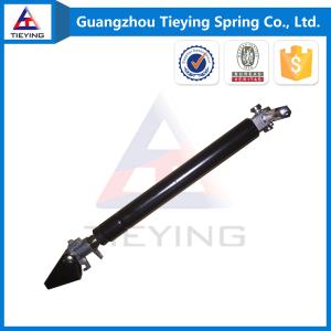 Black Adjustable Lockable Gas Spring With Control Arm Triangle Connector