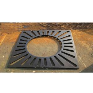 High Security Cast Iron Tree Grates Anti Frozen , EN124 D400 Custom Tree Grates