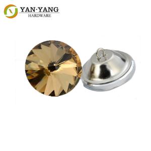Quality Crystal Round Diamond Acrylic Upholstery Buttons for furniture for sale
