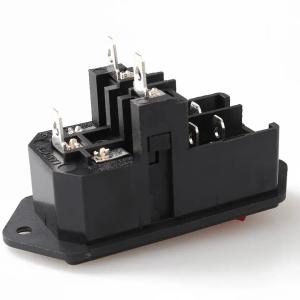 LZ-14-F14 C14 3 Pin AC Power Socket 10A 250V With Fuse Holder