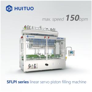 Automatic Piston Servo Filling Machine 150bpm For Honey And Syrup