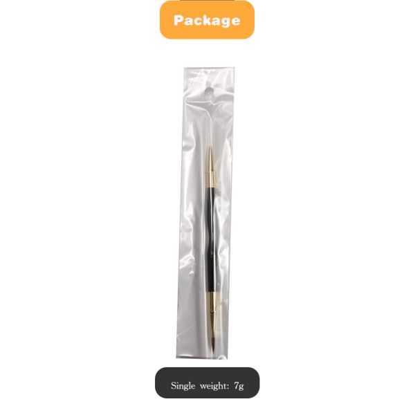 Mermaid Penholder Drawing Pen Set Dual Ended for 100% Kolinsky Acrylic Nail Brush