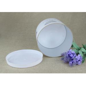 PVC Top / Bottom Paper Cans Packaging Kraft Tube Inside Aluminum