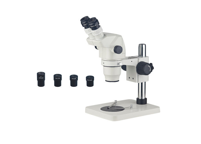 Quality 3.35x ~ 180x Trioncular Zoom Stereo Microscope 105mm Effective Distance for sale
