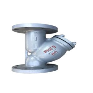 Cast Steel DIN Y Strainer Valve Flange End 1.6 Mpa Anti Erosion