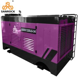 Mining Screw Air Compressor Machine High Pressure Portable Diesel Air Compressor