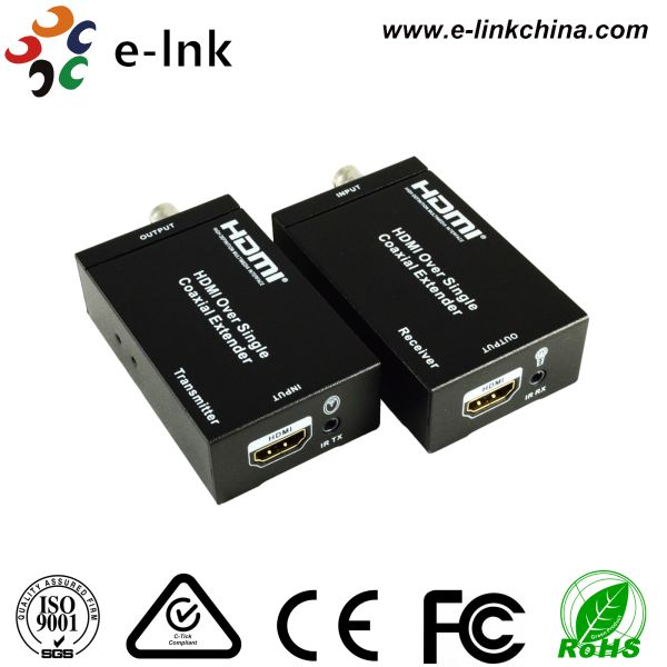Buy HDMI Extenders over RG6 Coaxial Cable With IR Remote Control at wholesale prices