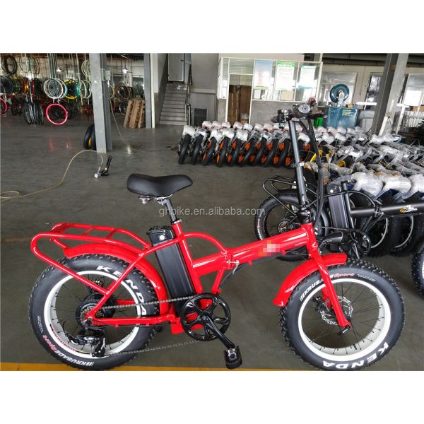 20 Inch 48V 500W 750W 1000W Electric Folding Bike with Fat Tire Max Speed 30-50Km/h