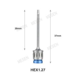 Dental Extended Version Implant Screwdrivers Universal Prosthetic Kit 30mm 37mm