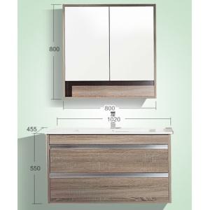 MFC bathroom Vanity,Wood grain surface bathroom cabinet,Popular china bathroom