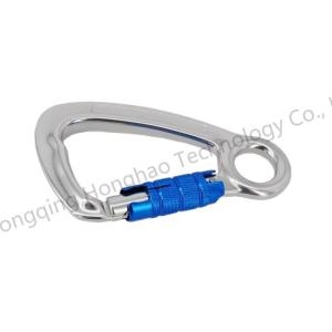Outdoor Gear Aviation Aluminum 30KN Safety Lock Hook Climbing Hardware D Ring