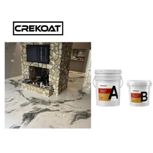 Durable Metallic Epoxy Floor Coating Countertop Waterproof UV Resistant