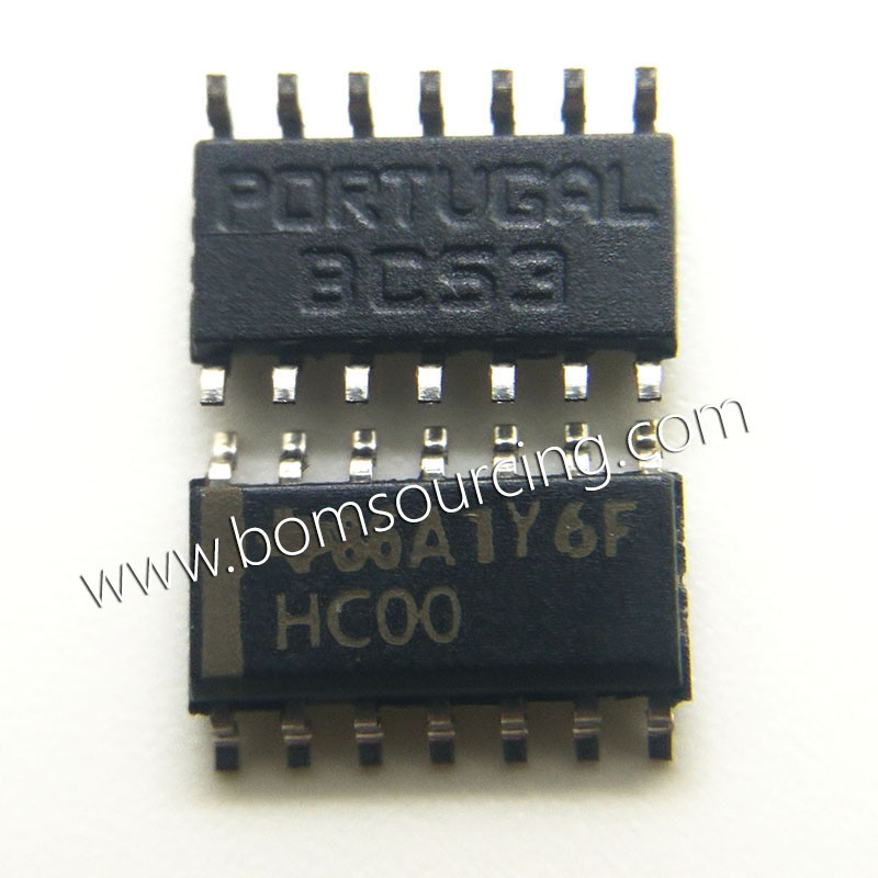 China Logic NAND Gate Integrated Circuit IC Chip 4 Channel Surface Mount SN74HC00DR HC00 on sale
