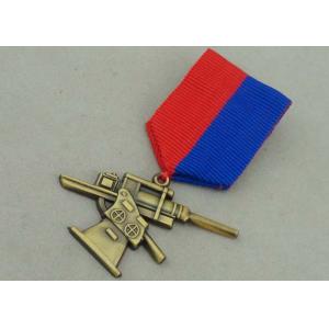 Antique Gold Awards Medals , Zinc Alloy Die Casting Military 3D Awards Medal