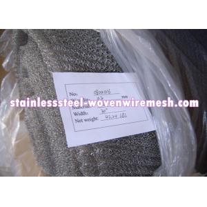 Crimped Stainless Steel Knitted Mesh Width 30" / 42 Inch Wear - Resistance For