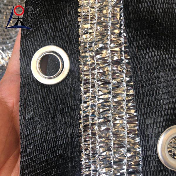 HDPE Aluminet Shade Cloth Anti Sun Shade Net Aluminum Mesh Good Cooling Effect