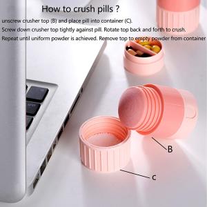 Multiple Pill Tablet Cutter And Crusher Splitter Plastic Medicine Collection
