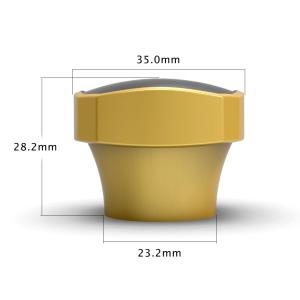 Zamak Spray Non Refillable Zinc Alloy Perfume Bottle Caps