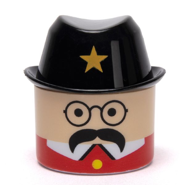 Child Safe Beard Man Cartoon Pencil Sharpener Anti Swallow