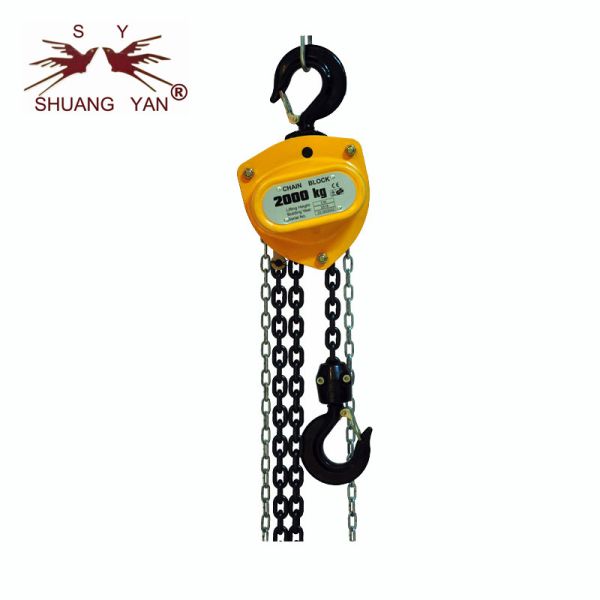 Buy NEW PRODUCT!!! 2000kg Triangle Manual Lifting Hoist Single-Chain Double Rathet Pawls 3m Long HSZ-D at wholesale prices