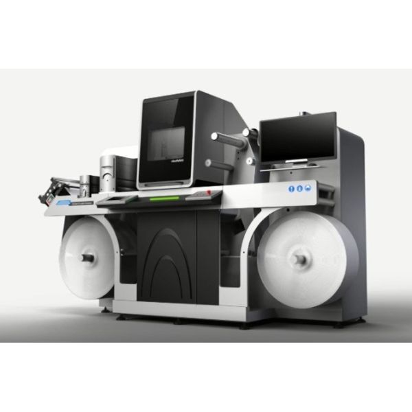 Buy EcooSpark Digital Label UV Varnishing And Foil Stamping Enhancement Machine at wholesale prices