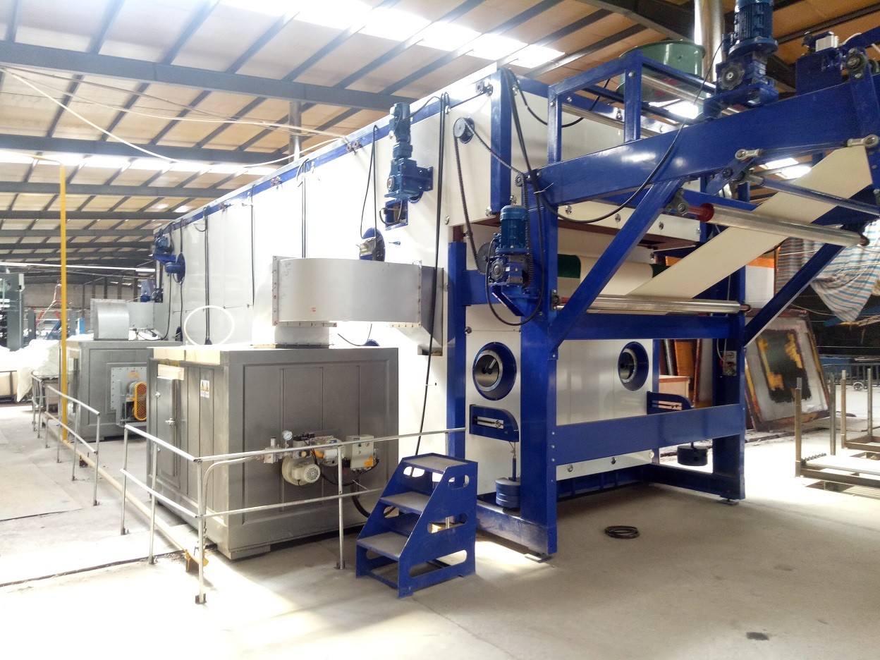 Quality 420m Content Textile Steamer Machine Natural Gas Heating Continuous for sale