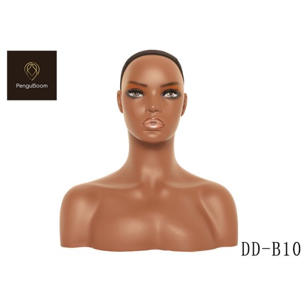 Buy 42cm Height Female Mannequin Head With Shoulders Long Lasting at wholesale prices