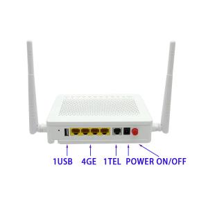 Dual Band ONU F673AV9 4GE 2USB 1TEL 2.4G 5G WIFI FTTH Optical Fiber Modem with