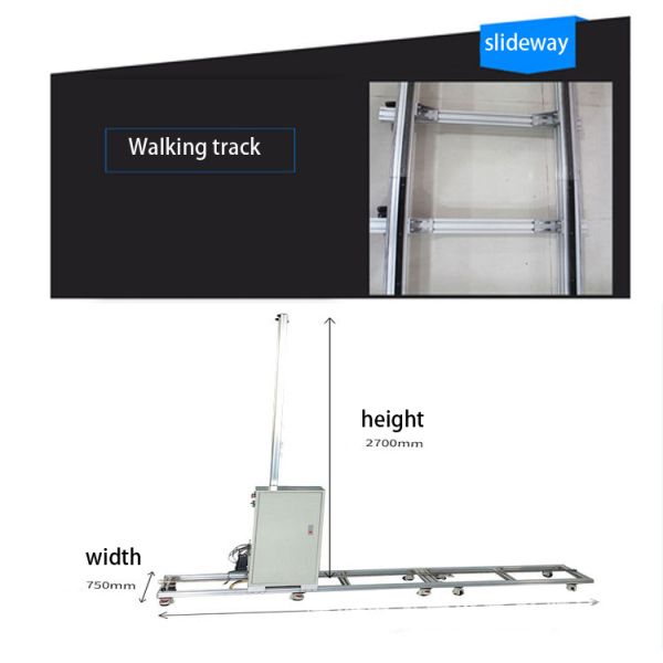 CE Automatic Wall Inkjet Printer , 220V 3d Wall Printer Machine