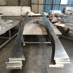 2mm Thickness Aluminum Baffle Wave Ceiling For Office Building