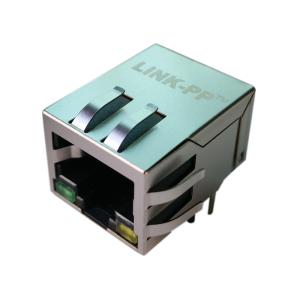 J1B1211CCD RJ45 Modular Jack Integrated 10/100Base-T Magnetics LPJ4012AHNL