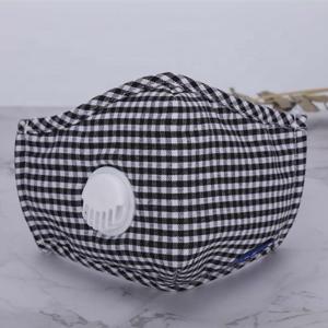 Non Disposable Reusable Woven Fabric Masks With Breathing Valve