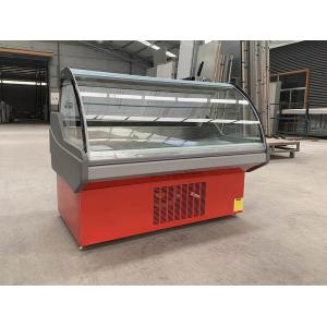 Quality Commercial R290 Fresh Meat Serve Over Counter 205 Liters R404a for sale