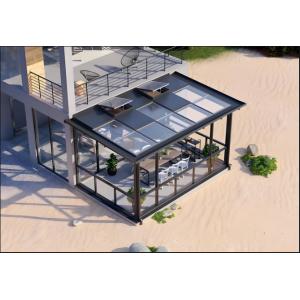 Modern Aluminum Sunroom Systems with Galvanized Finish