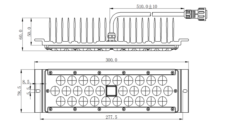 High Lumen 160LM 170LM SMD5050 50W LED Module For Outdoor Lighting