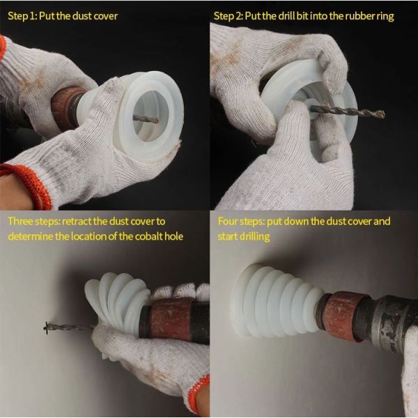 Electric Drill Custom Dust Cover Silicone Rubber Sleeving